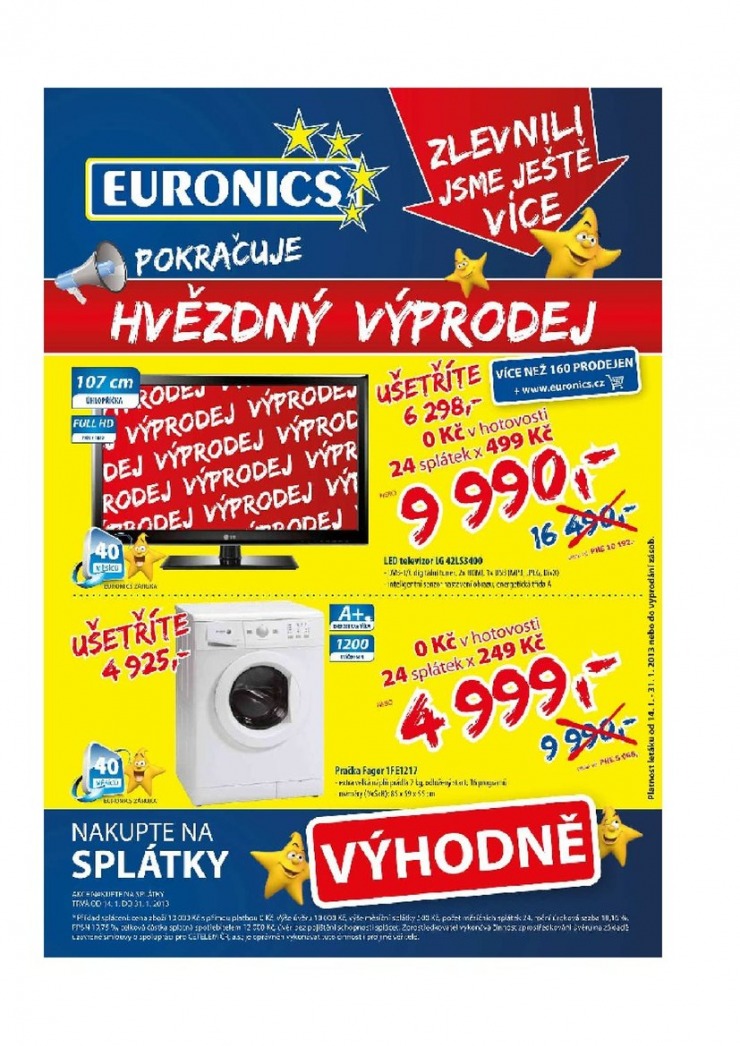 letk Euronics Aktuln letk od 14.1.2013 strana 1