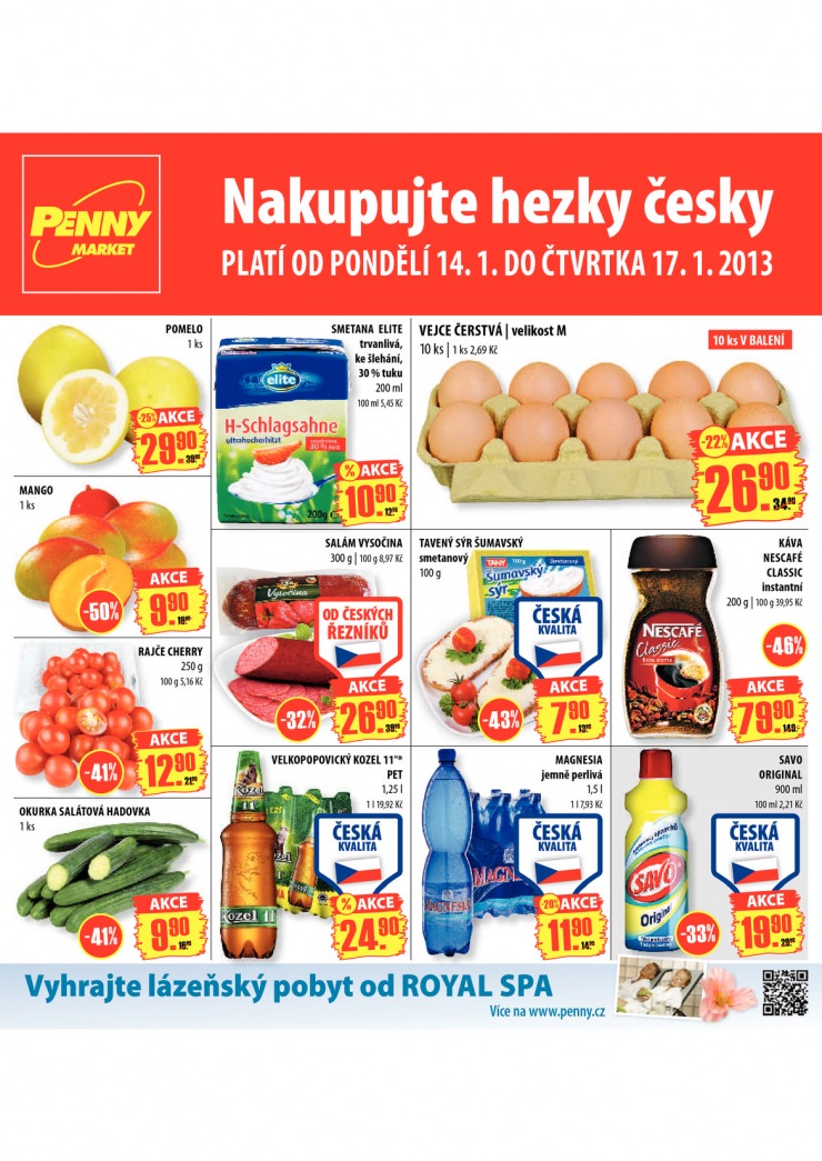 letk Penny Aktuln nabdka od 14.1.2013 strana 1
