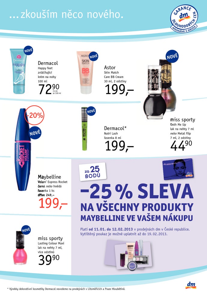 leták DM drogerie Journal 2. část od 11.1.2013 strana 1 leták DM drogerie Journal 2. část od 11.1.2013 strana 1