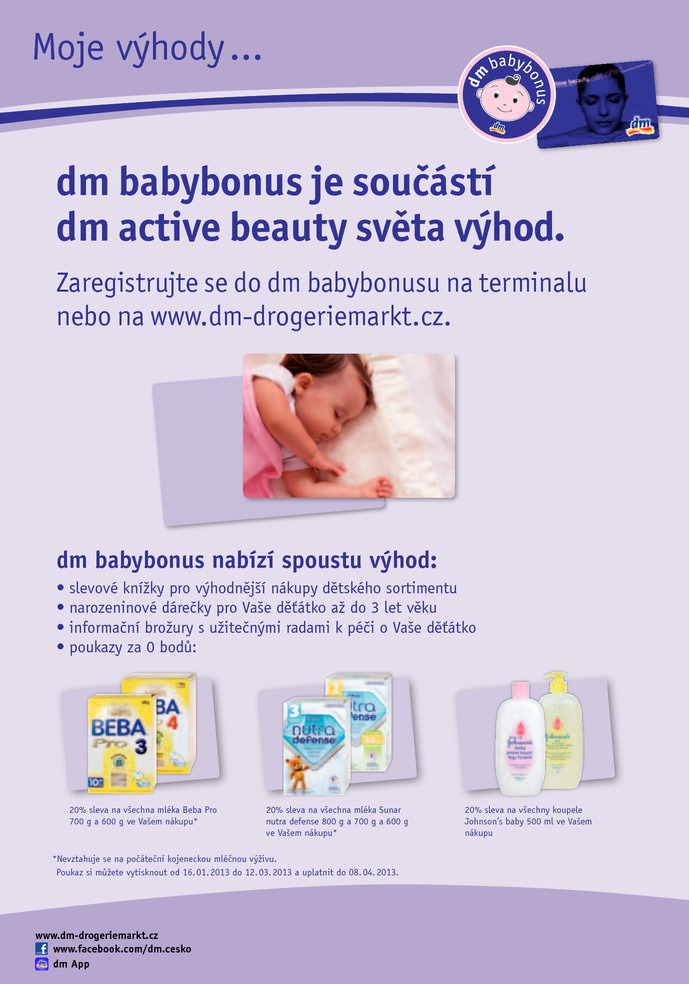 let�k DM drogerie Journal od 11.1.2013 strana 1