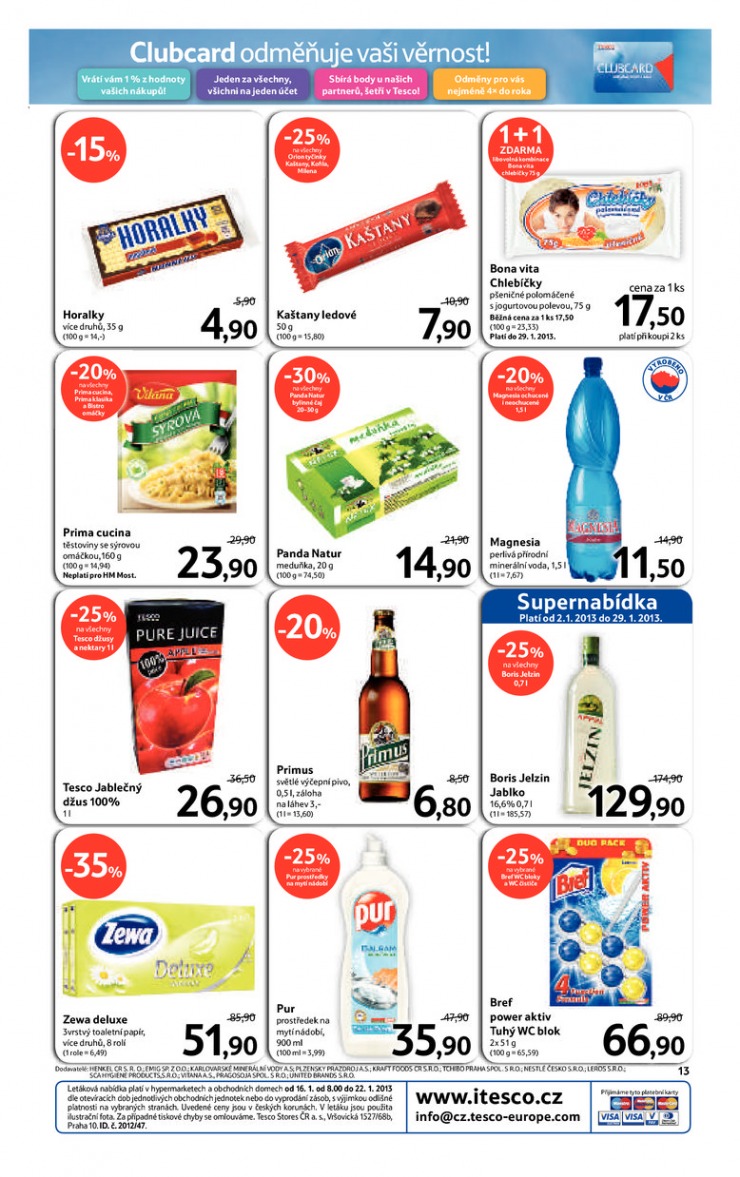 let�k Tesco velk� hypermarkety od 16.1.2013 strana 1