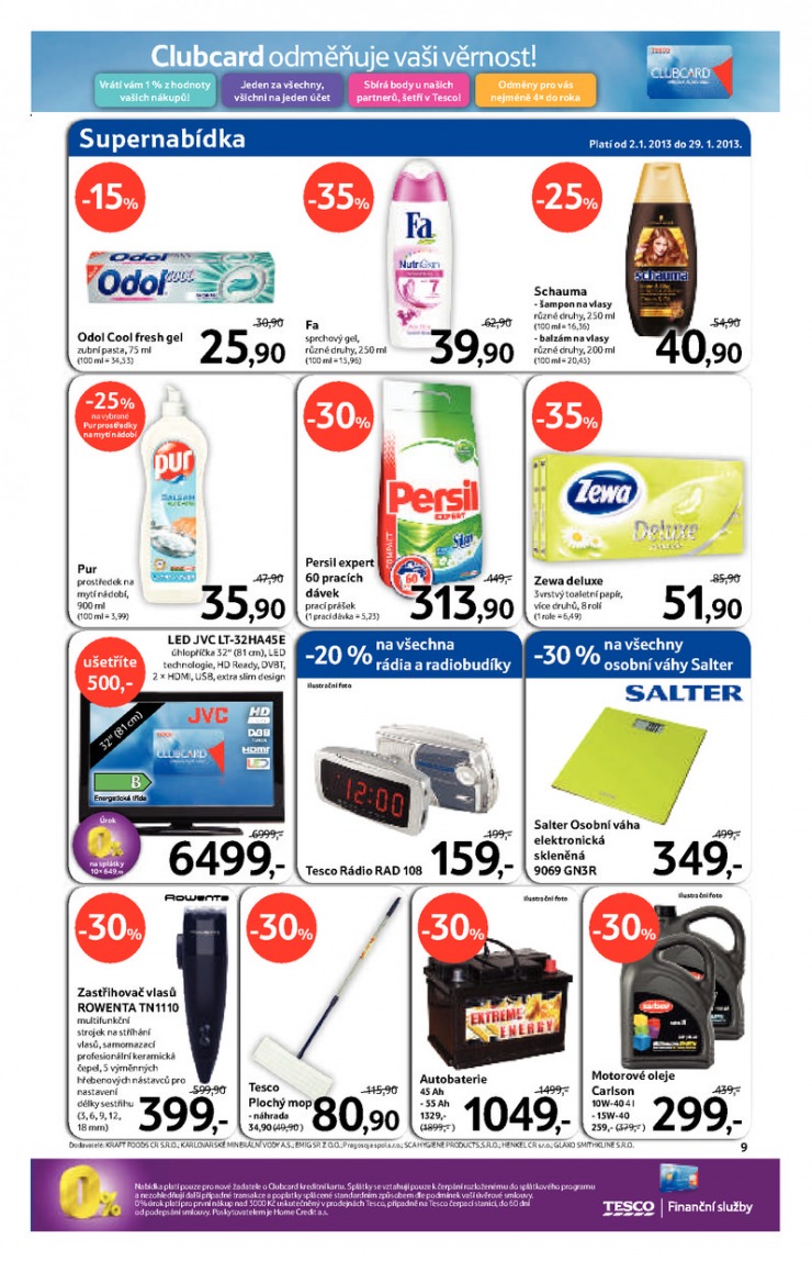 leták Tesco malé hypermarkety od 16.1.2013 strana 1 leták Tesco malé hypermarkety od 16.1.2013 strana 1