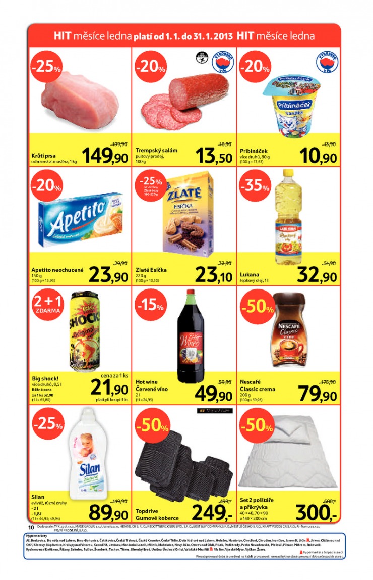 leták Tesco malé hypermarkety od 16.1.2013 strana 1 leták Tesco malé hypermarkety od 16.1.2013 strana 1