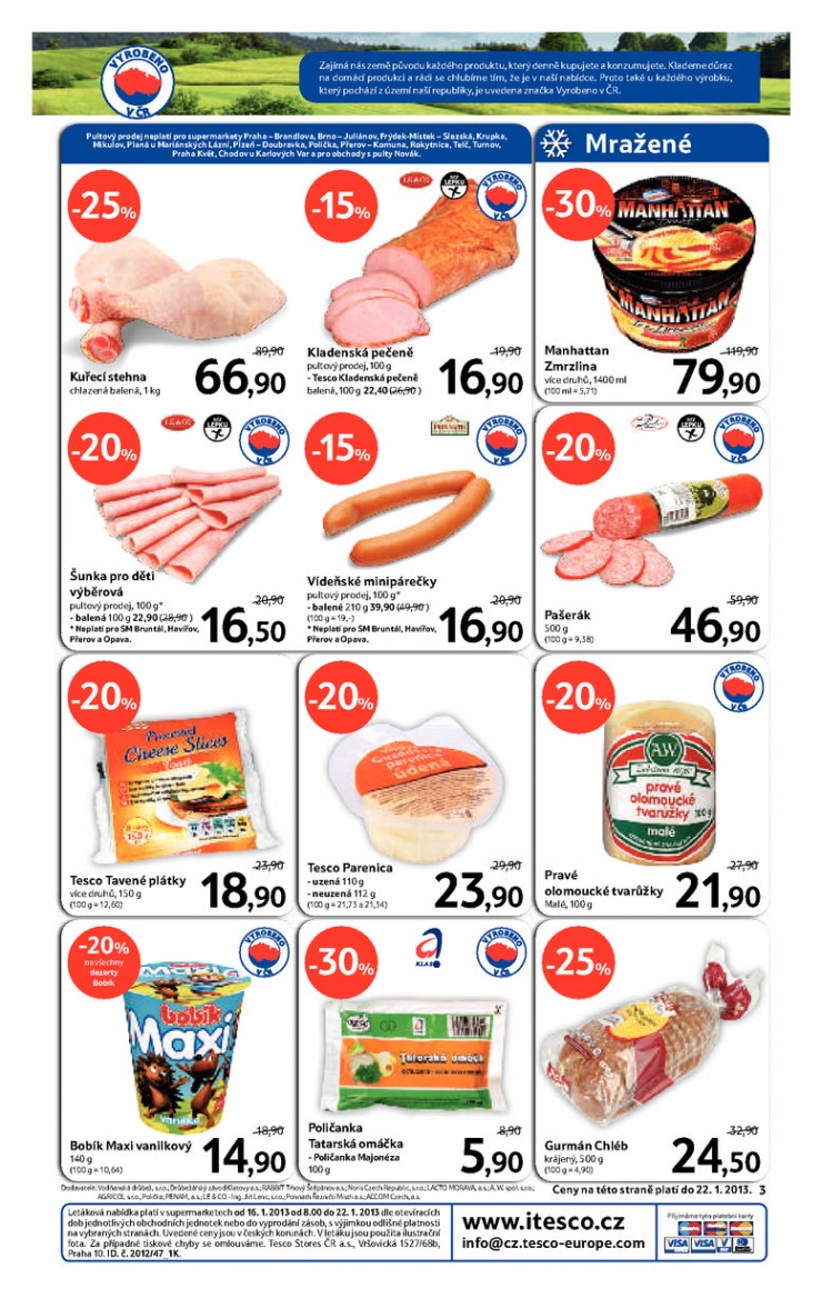 leták Tesco supermarkety od 16.1.2013 strana 1 leták Tesco supermarkety od 16.1.2013 strana 1