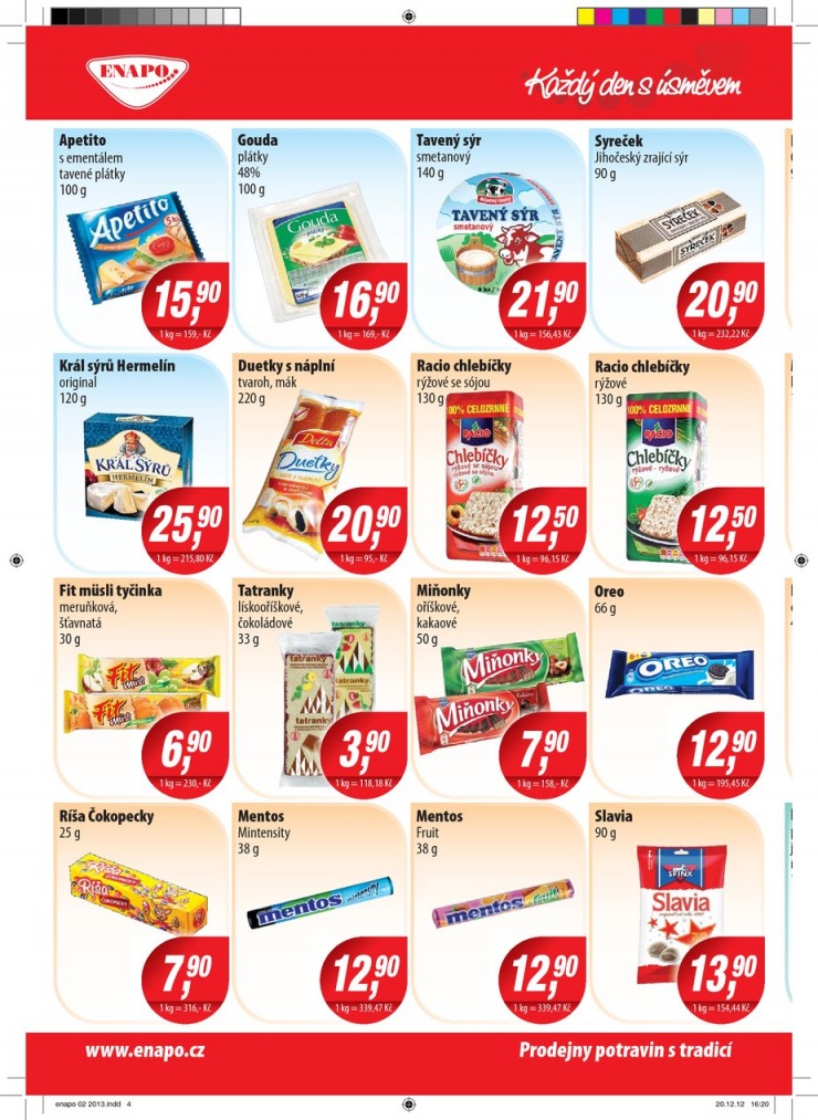 leták Enapo Akční leták od 16.1.2013 strana 1 leták Enapo Akční leták od 16.1.2013 strana 1
