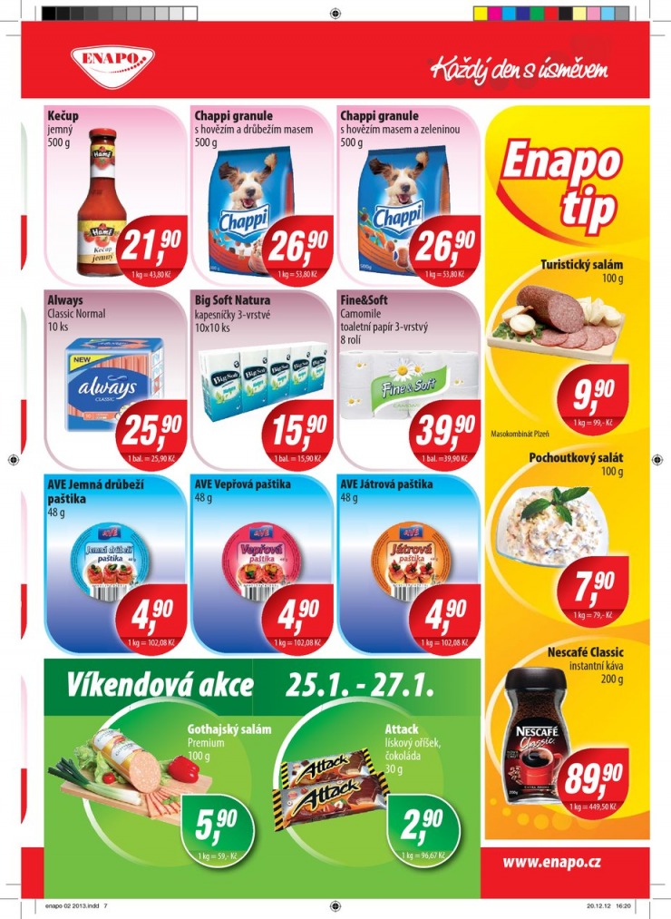 leták Enapo Akční leták od 16.1.2013 strana 1 leták Enapo Akční leták od 16.1.2013 strana 1