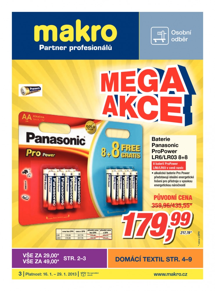 letk Makro Spotebn zbo od 16.1.2013 strana 1