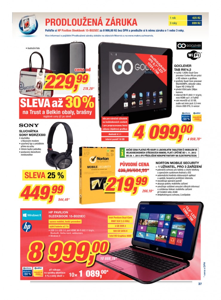 let�k Makro Spot�ebn� zbo�� od 16.1.2013 strana 1