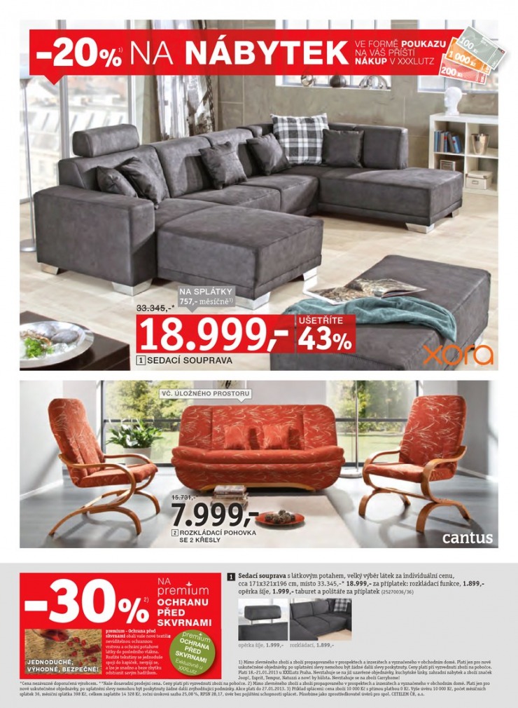 let�k XXXLutz Aktu�ln� prospekt od 18.1.2013 strana 1