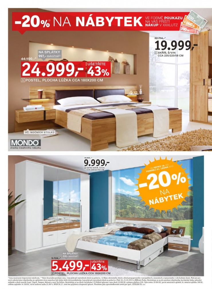 let�k XXXLutz Aktu�ln� prospekt od 18.1.2013 strana 1