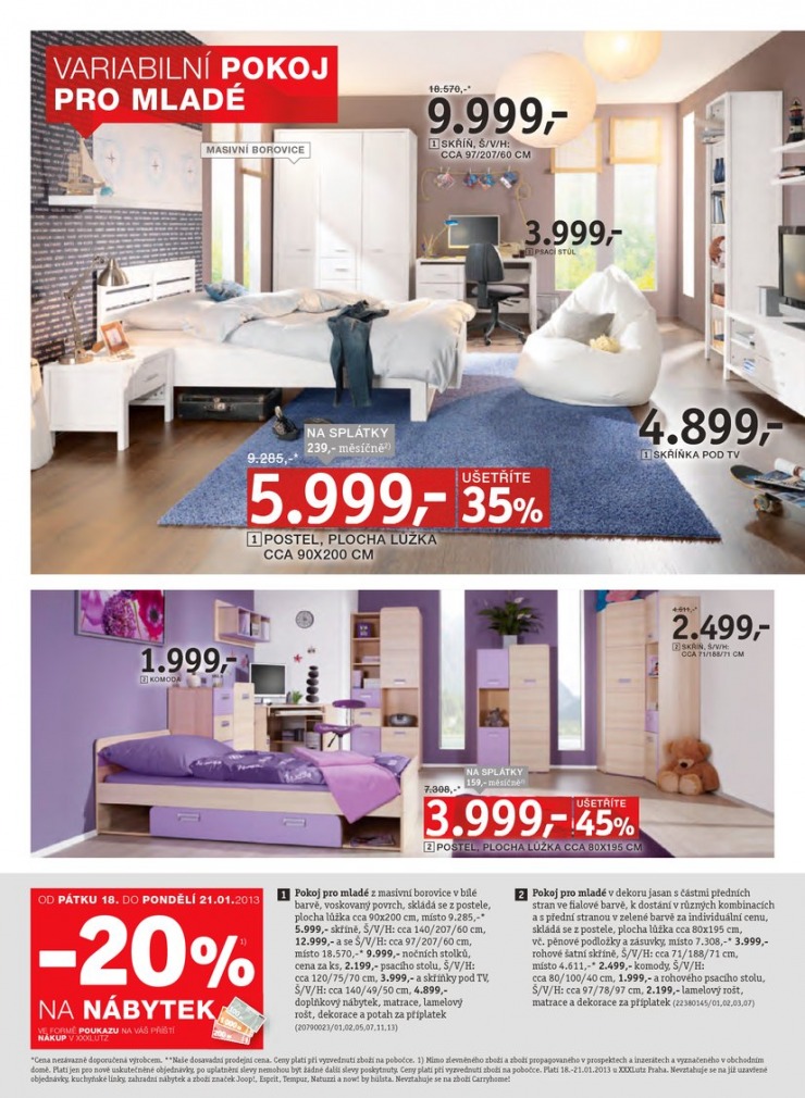 let�k XXXLutz Aktu�ln� prospekt od 18.1.2013 strana 1