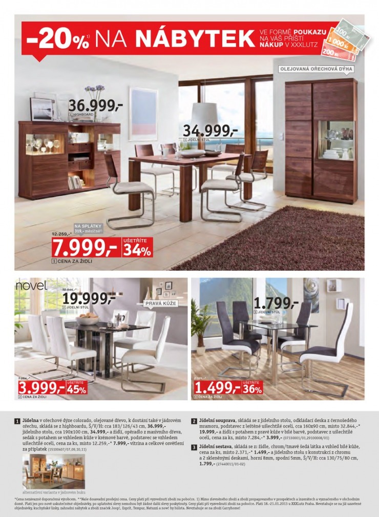 let�k XXXLutz Aktu�ln� prospekt od 18.1.2013 strana 1