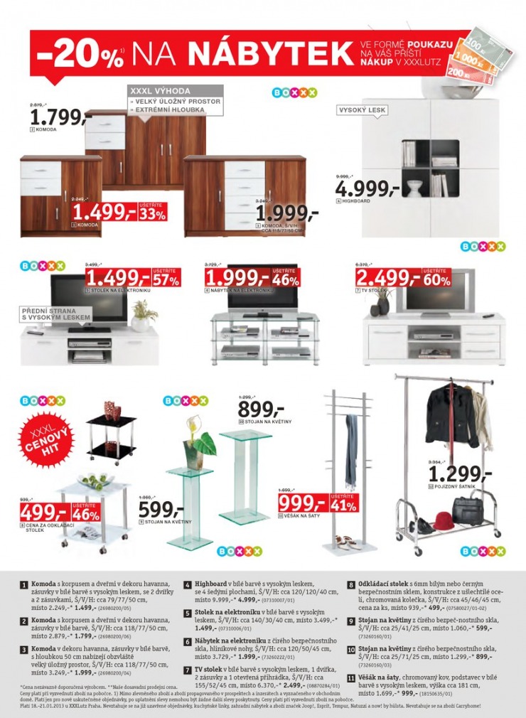 let�k XXXLutz Aktu�ln� prospekt od 18.1.2013 strana 1