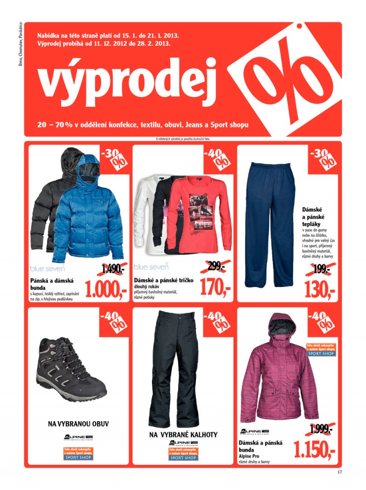 leták Globus Naše noviny od 15.1.2013 strana 1 leták Globus Naše noviny od 15.1.2013 strana 1
