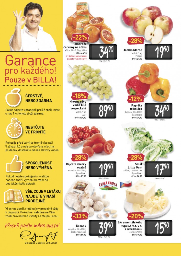 leták Billa velký od 16.1.2013 strana 1 leták Billa velký od 16.1.2013 strana 1