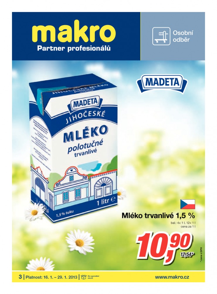 letk Makro Potraviny od 16.1.2013 strana 1