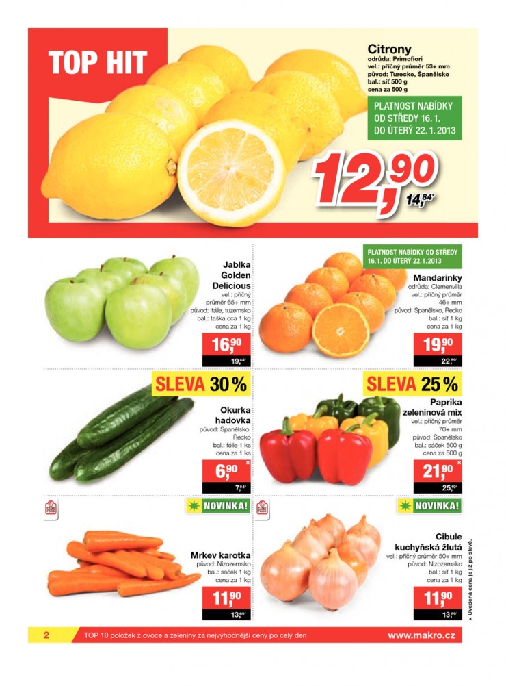 leták Makro Potraviny od 16.1.2013 strana 1 leták Makro Potraviny od 16.1.2013 strana 1