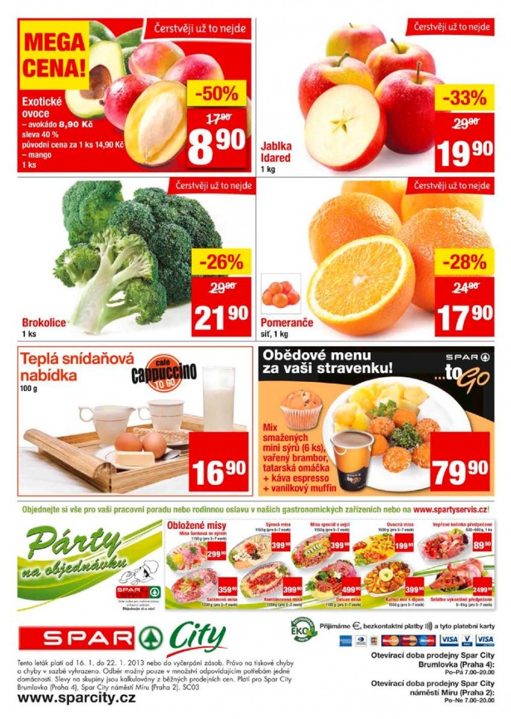 leták Interspar nabídka Spar City od 16.1.2013 strana 1 leták Interspar nabídka Spar City od 16.1.2013 strana 1