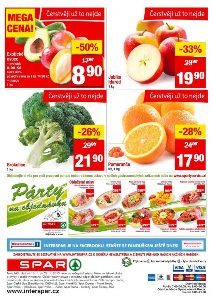 leták Interspar nabídka Spar od 16.1.2013 strana 1 leták Interspar nabídka Spar od 16.1.2013 strana 1