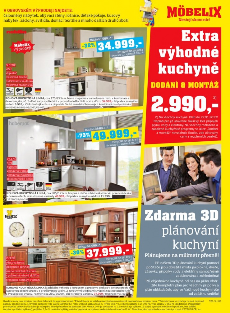 leták Mobelix Aktuální prospekt od 14.1.2013 strana 1 leták Mobelix Aktuální prospekt od 14.1.2013 strana 1