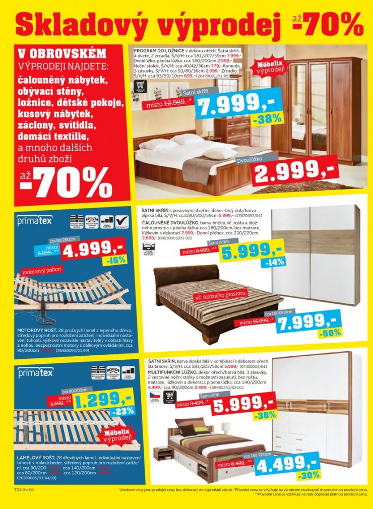 let�k Mobelix Aktu�ln� prospekt od 14.1.2013 strana 1