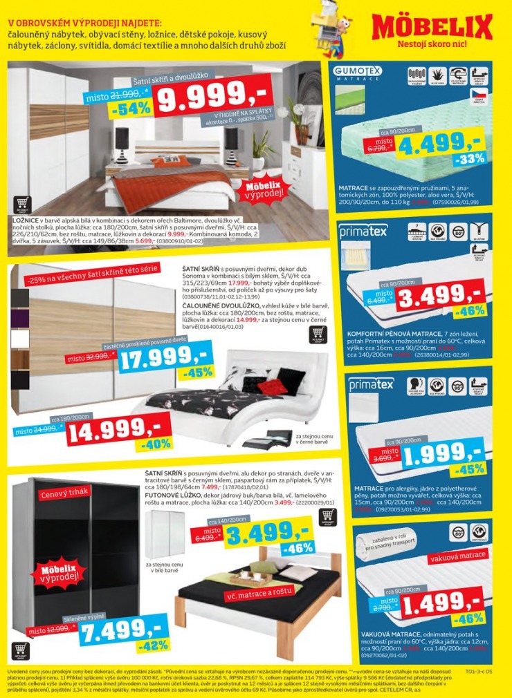 let�k Mobelix Aktu�ln� prospekt od 14.1.2013 strana 1