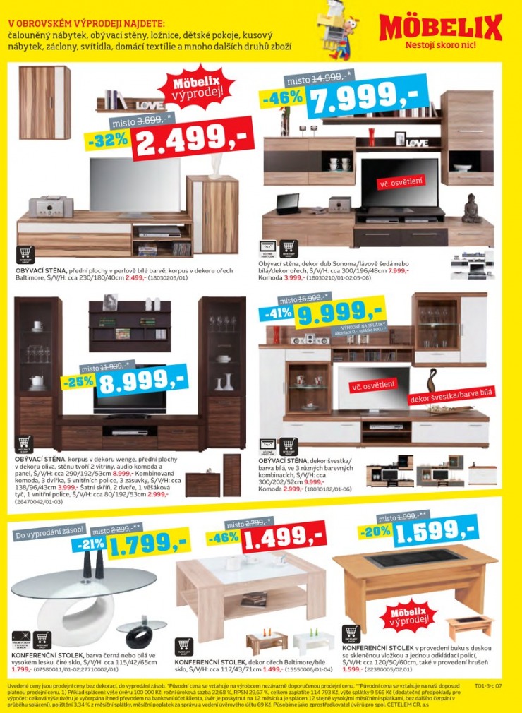 let�k Mobelix Aktu�ln� prospekt od 14.1.2013 strana 1