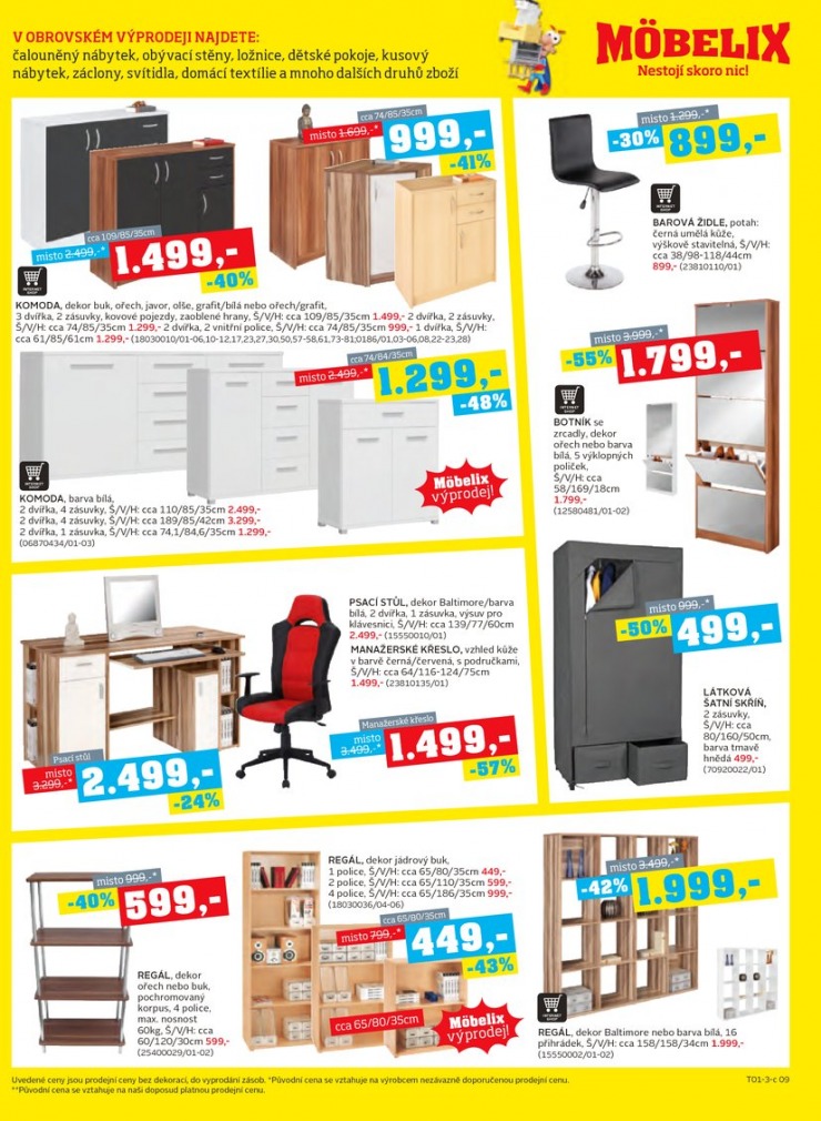 let�k Mobelix Aktu�ln� prospekt od 14.1.2013 strana 1