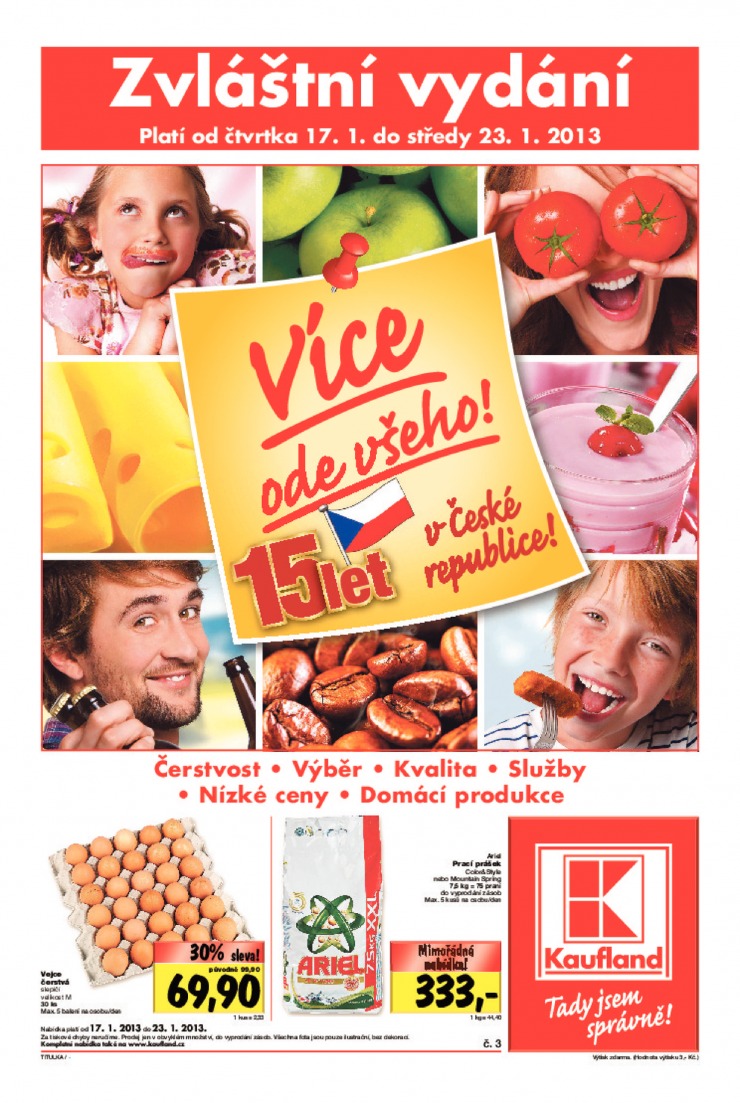 leták Kaufland Aktuální nabídka od 17.1.2013 strana 1 leták Kaufland Aktuální nabídka od 17.1.2013 strana 1