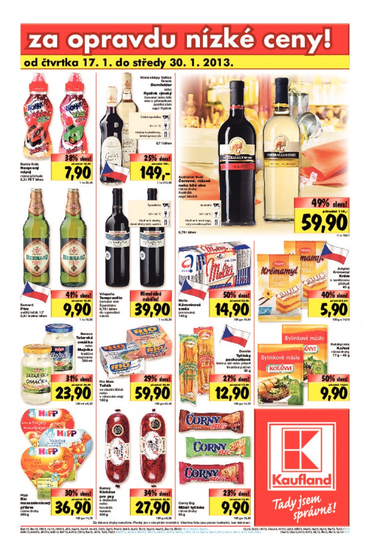 leták Kaufland Aktuální nabídka od 17.1.2013 strana 1 leták Kaufland Aktuální nabídka od 17.1.2013 strana 1