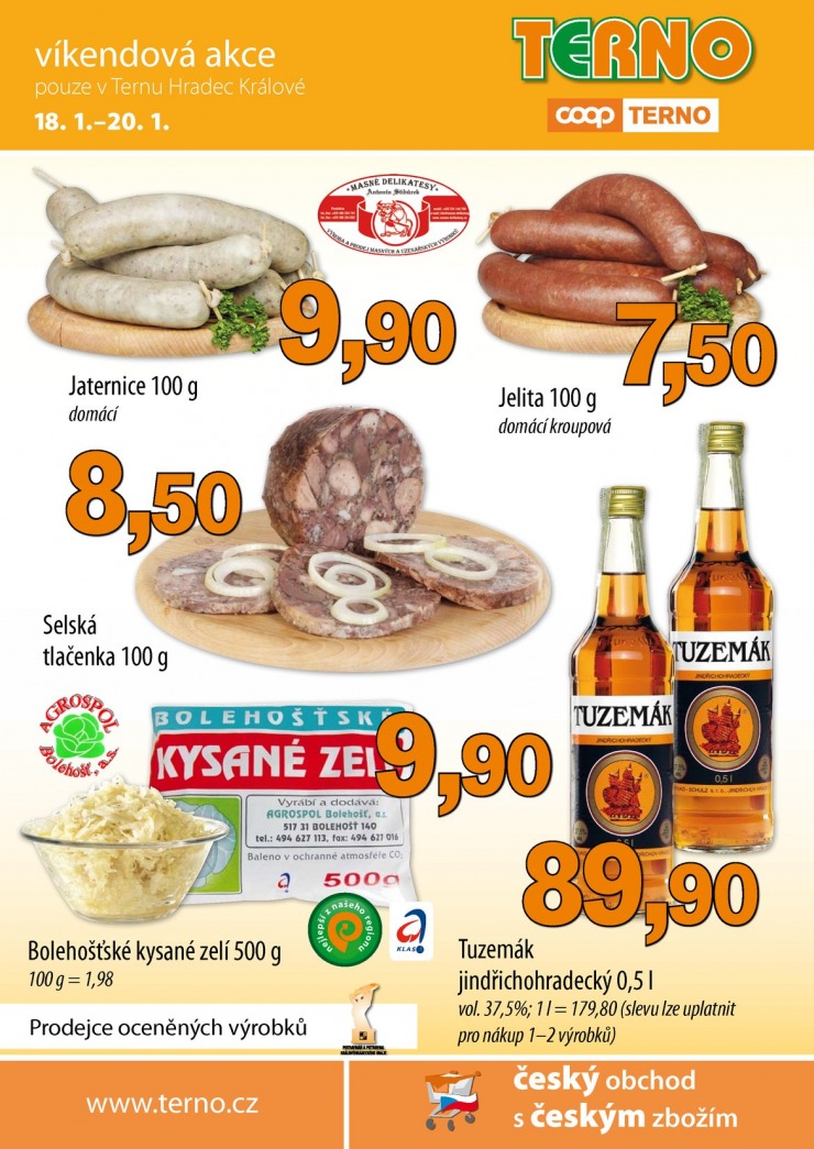 leták COOP Terno víkend od 18.1.2013 strana 1 leták COOP Terno víkend od 18.1.2013 strana 1