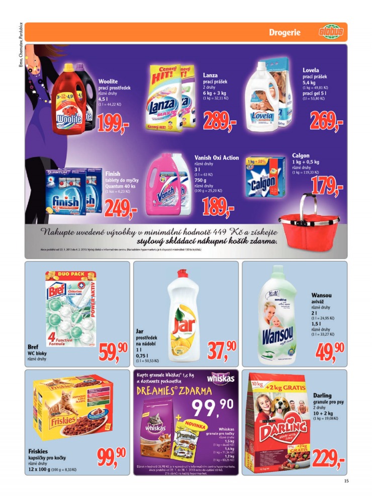 leták Globus Naše noviny od 22.1.2013 strana 1 leták Globus Naše noviny od 22.1.2013 strana 1