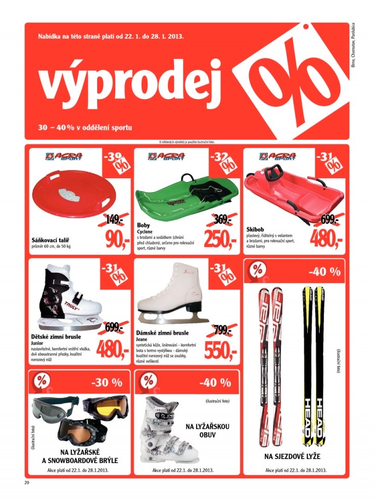 leták Globus Naše noviny od 22.1.2013 strana 1 leták Globus Naše noviny od 22.1.2013 strana 1