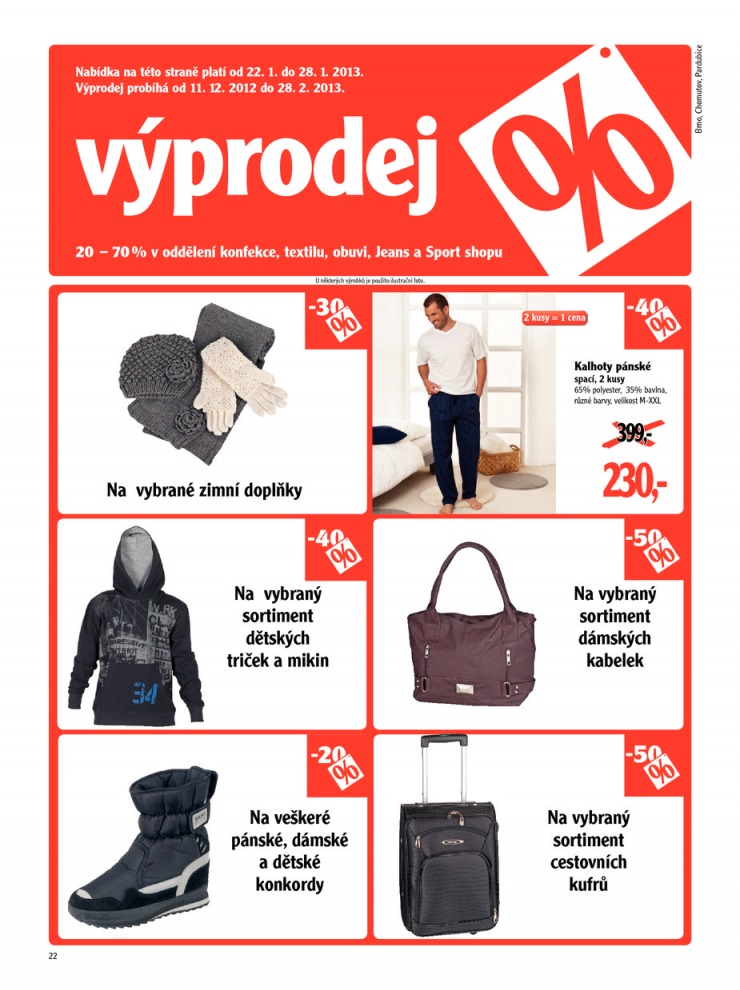 leták Globus Naše noviny od 22.1.2013 strana 1 leták Globus Naše noviny od 22.1.2013 strana 1