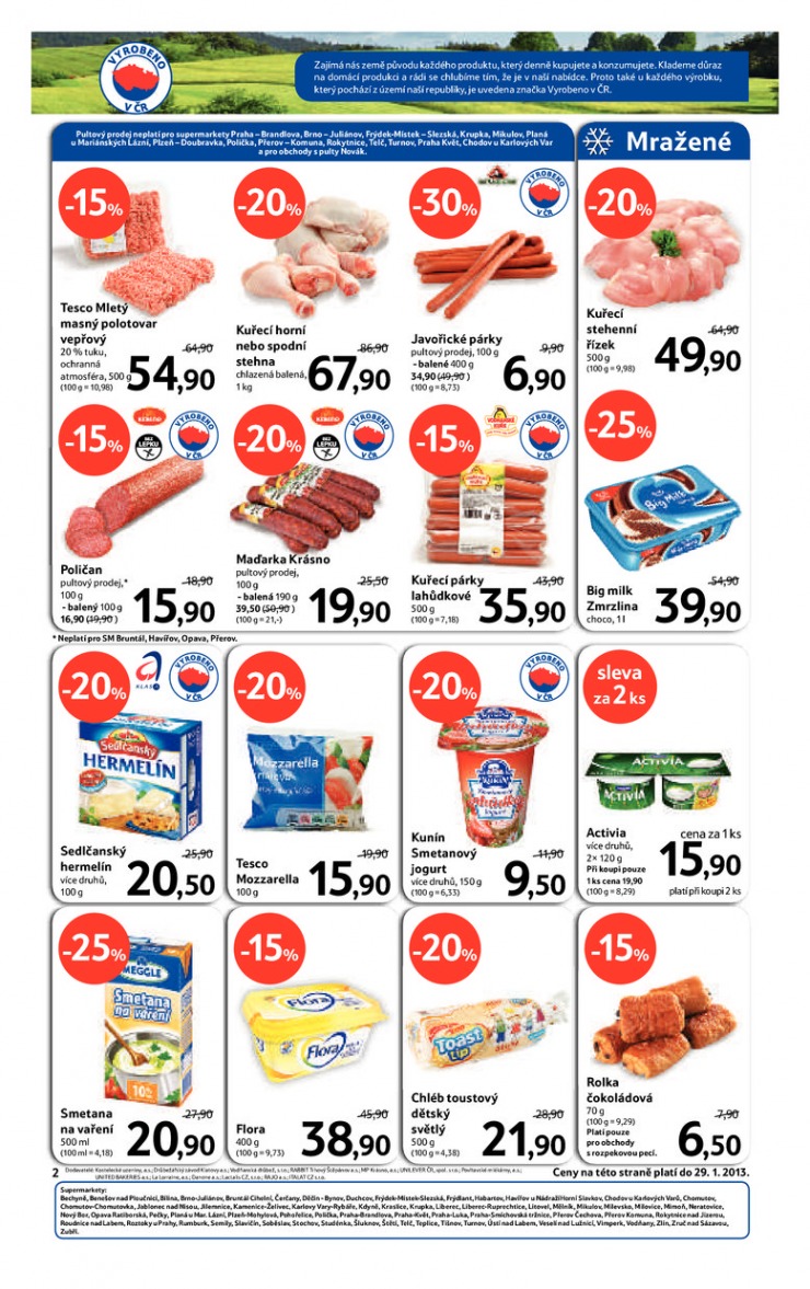 leták Tesco supermarkety od 23.1.2013 strana 1 leták Tesco supermarkety od 23.1.2013 strana 1