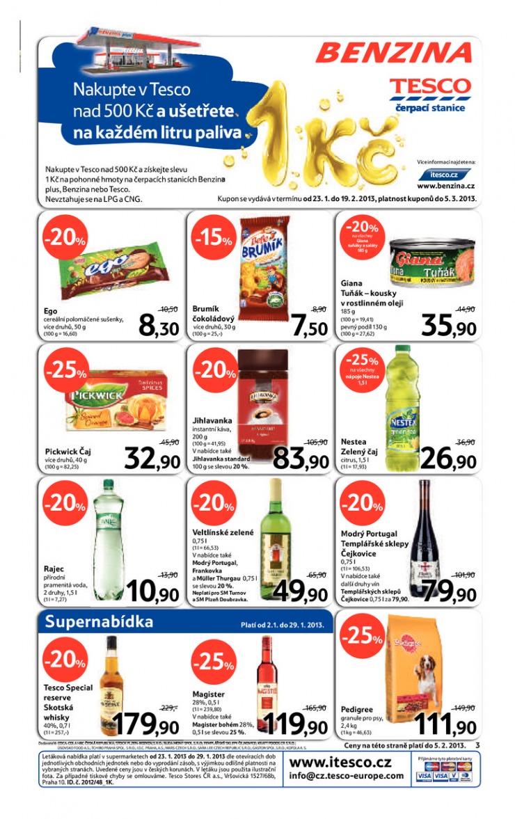 leták Tesco supermarkety od 23.1.2013 strana 1 leták Tesco supermarkety od 23.1.2013 strana 1