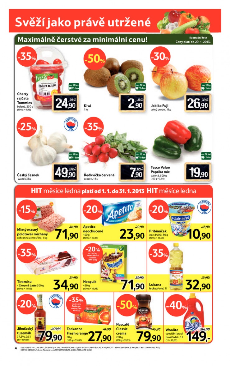 leták Tesco supermarkety od 23.1.2013 strana 1 leták Tesco supermarkety od 23.1.2013 strana 1