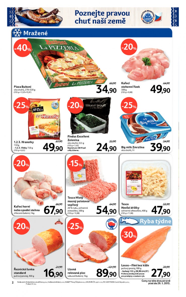 leták Tesco velké hypermarkety od 23.1.2013 strana 1 leták Tesco velké hypermarkety od 23.1.2013 strana 1