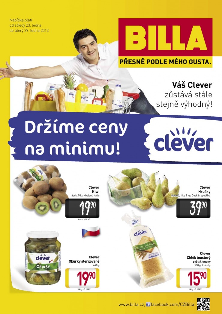 letk Billa Clever od 23.1.2013 strana 1