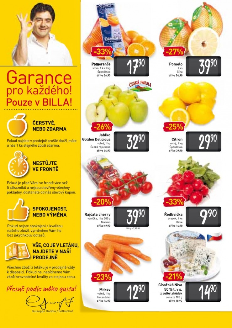 leták Billa velký od 23.1.2013 strana 1 leták Billa velký od 23.1.2013 strana 1