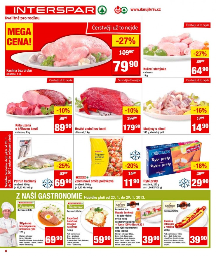 leták Interspar Akční nabídka od 23.1.2013 strana 1 leták Interspar Akční nabídka od 23.1.2013 strana 1