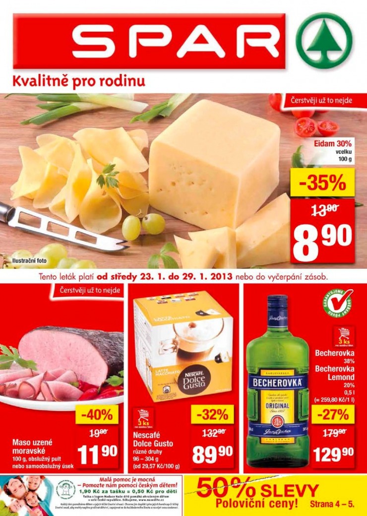 letk Interspar nabdka Spar od 23.1.2013 strana 1