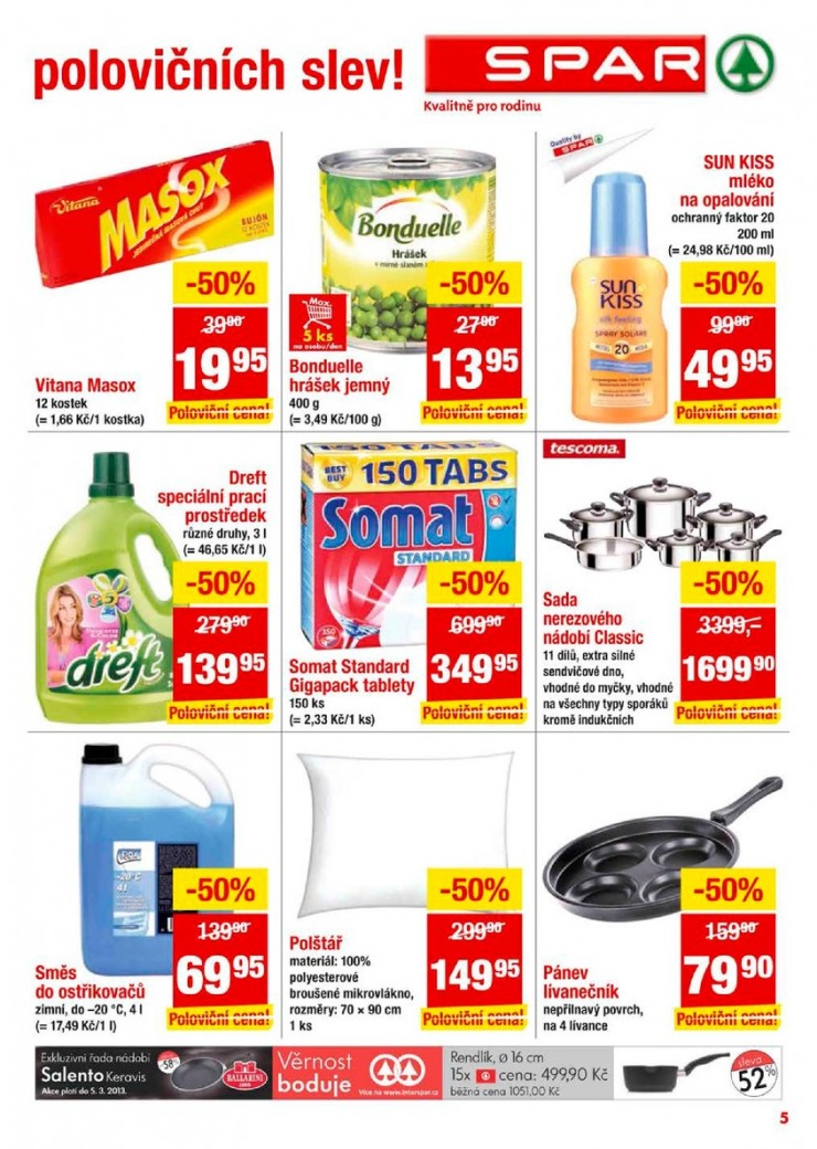 leták Interspar nabídka Spar od 23.1.2013  strana 1 leták Interspar nabídka Spar od 23.1.2013 strana 1
