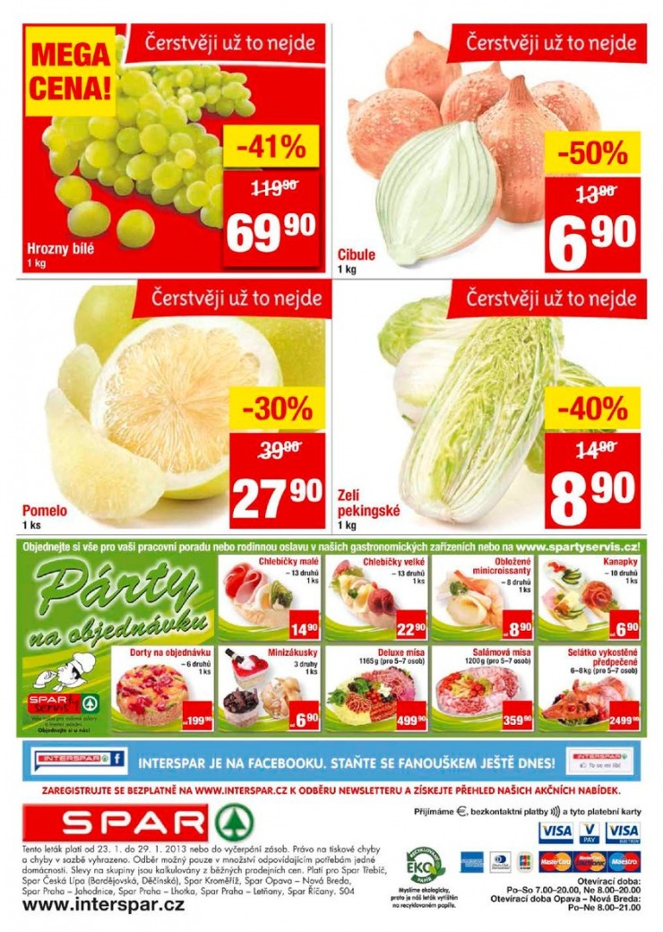 letk Interspar nabdka Spar od 23.1.2013 strana 1