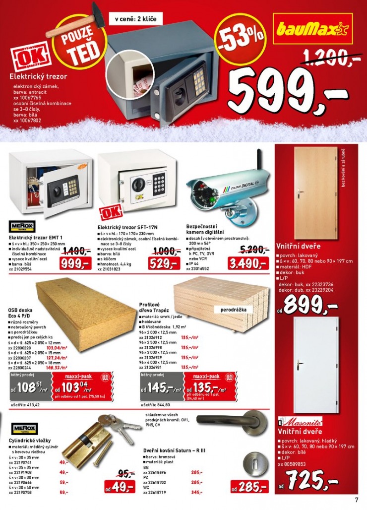 let�k Baumax Aktu�ln� m�s��n� let�k od 21.1.2013 strana 1