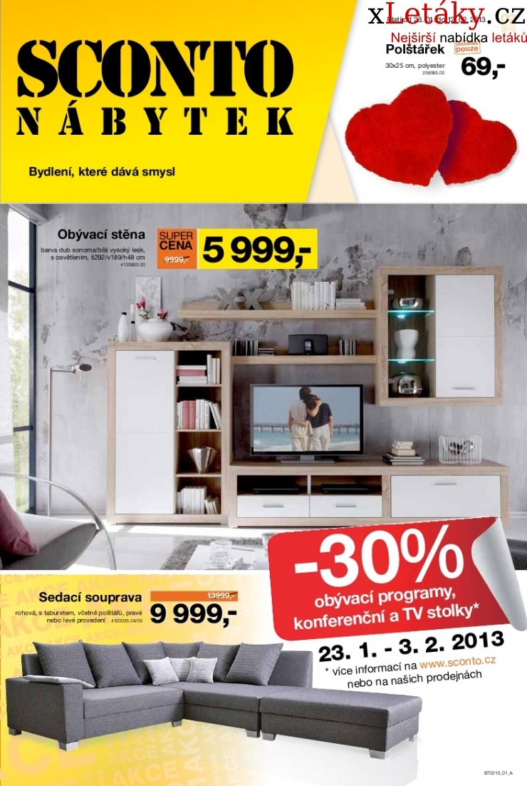 leták Sconto nábytek leták strana 1 leták Sconto nábytek leták strana 1