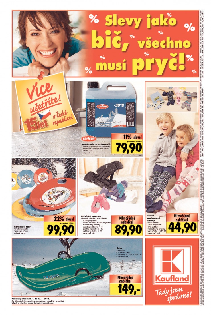 leták Kaufland Aktuální nabídka od 24.1.2013 strana 1 leták Kaufland Aktuální nabídka od 24.1.2013 strana 1