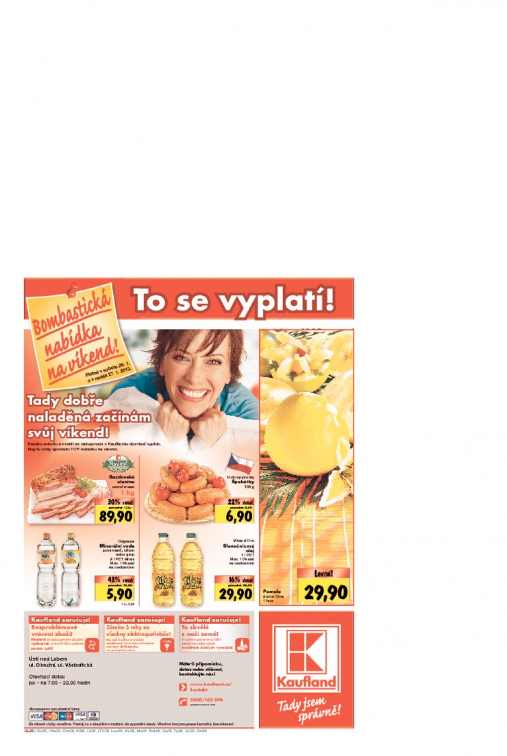 leták Kaufland Aktuální nabídka od 24.1.2013 strana 1 leták Kaufland Aktuální nabídka od 24.1.2013 strana 1