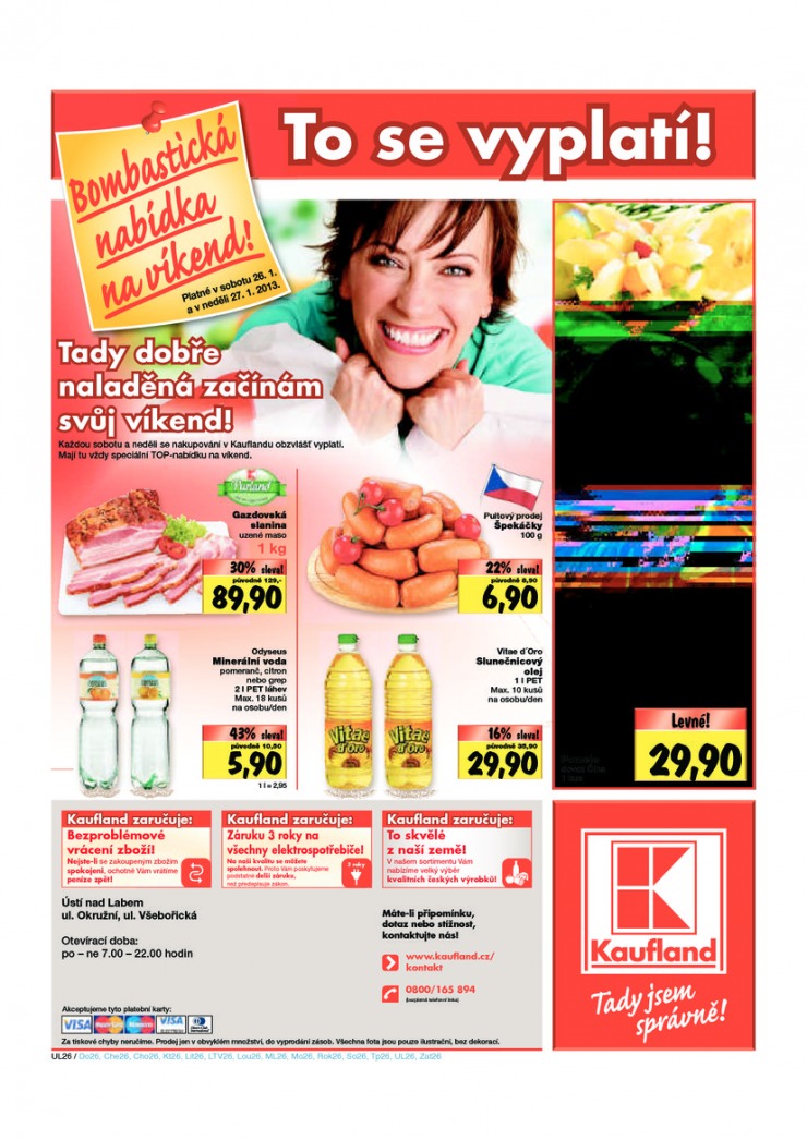 let�k Kaufland Aktu�ln� nab�dka od 24.1.2013 strana 1