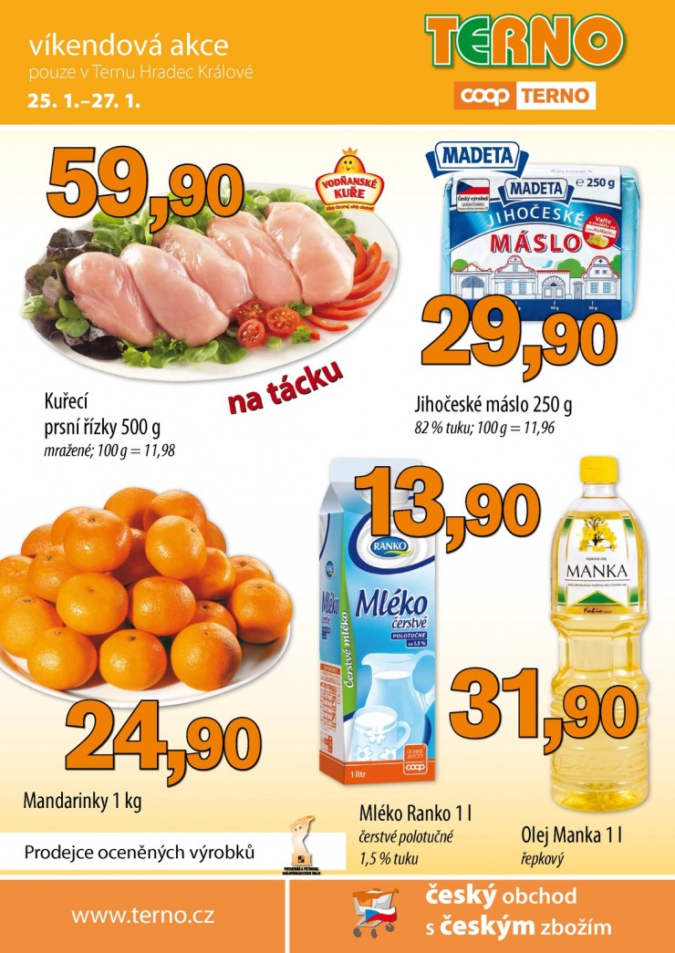 leták COOP Terno víkend od 25.1.2013 strana 1 leták COOP Terno víkend od 25.1.2013 strana 1